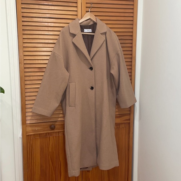 NWOT MANGO Tan Coat - Picture 10 of 12